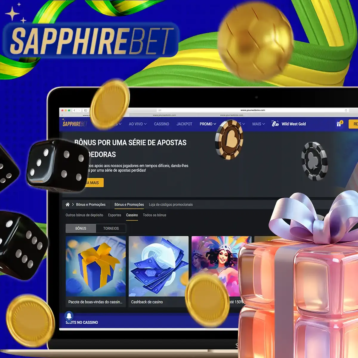 Bônus adicionais Sapphirebet