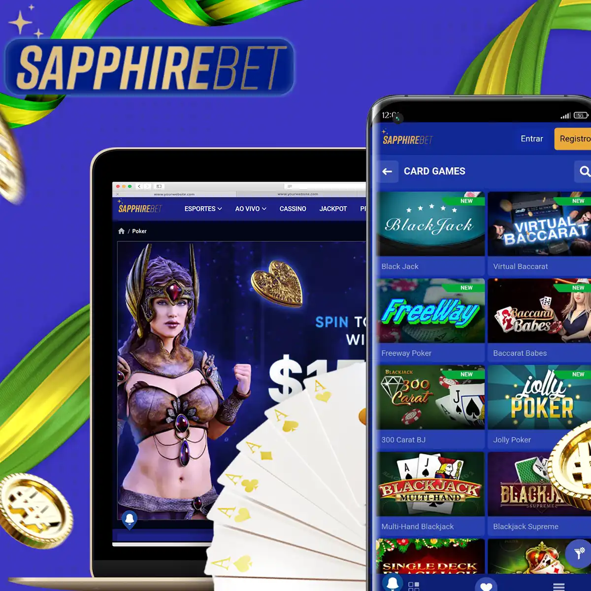 Populares Jogos de cartas Sapphirebet