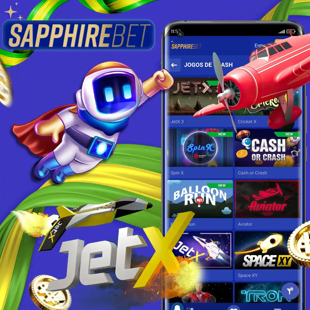 Jogos de cassino Sapphirebet