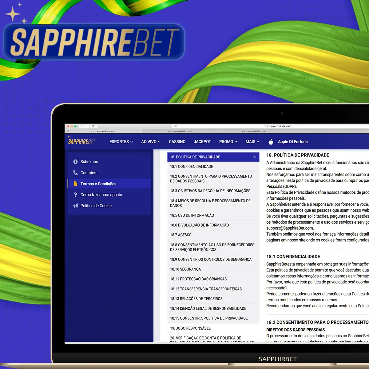 Política de Privacidade Sapphirebet