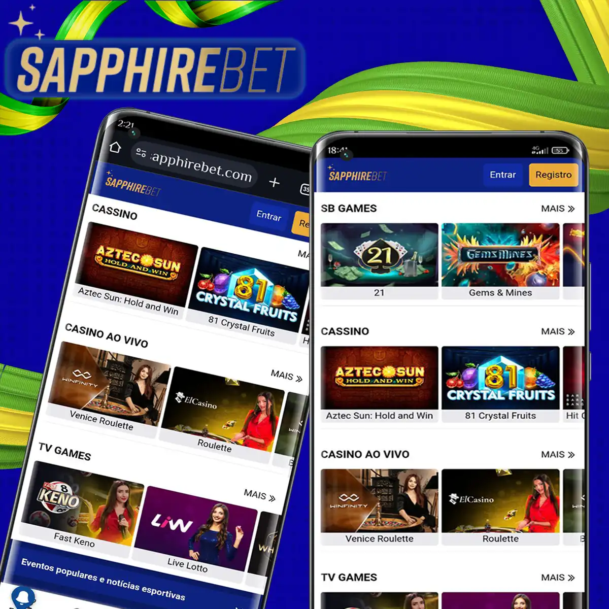 Todos os prós e contras do aplicativo móvel a versão móvel do site Sapphirebet